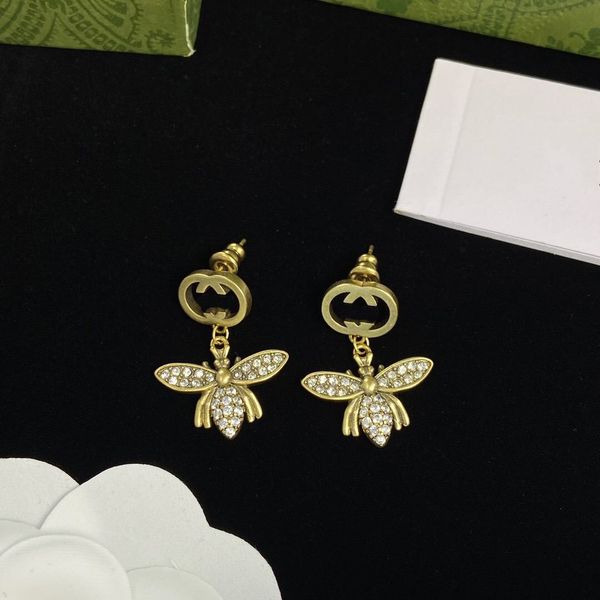 with pouch retro stud hoops fashion pendants luxury style trendy brass engagement women designer earrings, Golden;silver
with pouch retro stud hoops fashion pendants luxury style trendy brass engagement women designer earrings, Golden;silver