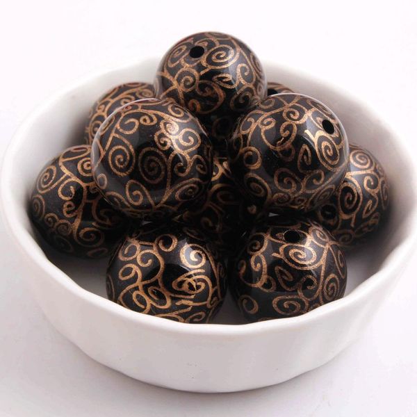 crystal kwoi vita round 20mm 100pcs chunky black solid print swirl decoration beads
crystal kwoi vita round 20mm 100pcs chunky black solid print swirl decoration beads
