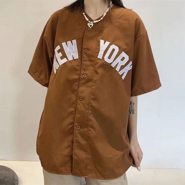 american vintage preppy button up shirts baseball cardigan solid coat summer short sleeve korean fashion couples, White
american vintage preppy button up shirts baseball cardigan solid coat summer short sleeve korean fashion couples, White