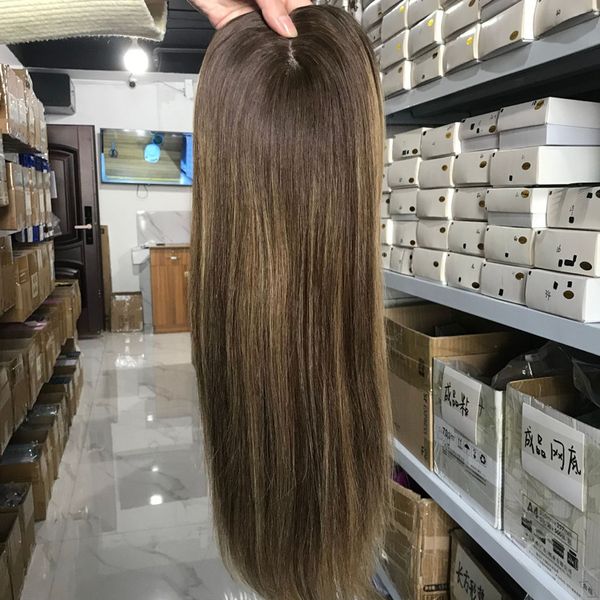 stock human hair ers mixed brown b2# ombre women's toupee highlights hair pieces streaks machinded injected silk 6*7 inch 130% density, Black;brown
stock human hair ers mixed brown b2# ombre women's toupee highlights hair pieces streaks machinded injected silk 6*7 inch 130% density, Black;brown