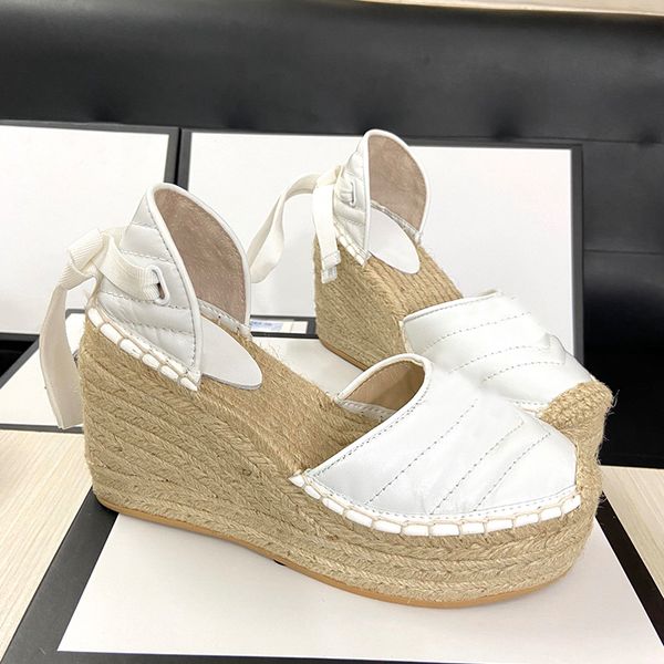 fashion glamour women's wedge sandals soft leather designer heels g buckle lace-up summer sandals platform sandals, Black
fashion glamour women's wedge sandals soft leather designer heels g buckle lace-up summer sandals platform sandals, Black