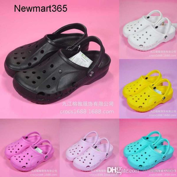 designer hole slides men's and women's slippers parent-child beach sandals classic cave shoes, Black
designer hole slides men's and women's slippers parent-child beach sandals classic cave shoes, Black