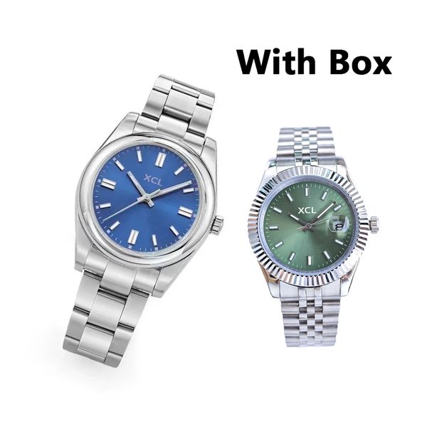 classic mens watch 36 41mm designer watch stainless steel strap round dial date fair automatic watch couple rose gold ladies 28 31mm fashion, Slivery;brown
classic mens watch 36 41mm designer watch stainless steel strap round dial date fair automatic watch couple rose gold ladies 28 31mm fashion, Slivery;brown