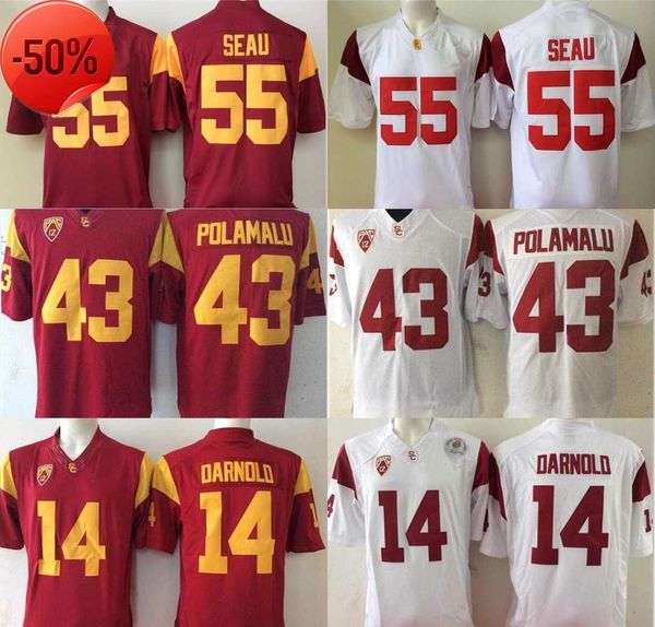 ncaa usc trojans darnold college football jersey #14 seau #55 polamalu #43 stitched factory outlet, Black;red
ncaa usc trojans darnold college football jersey #14 seau #55 polamalu #43 stitched factory outlet, Black;red