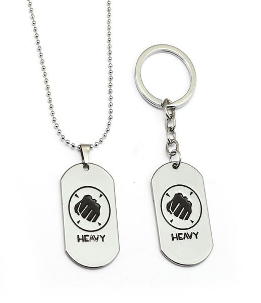 hsic game jewelry team fortress 2 keychain heavy dog tag pendant metal alloy keyring holder for fans porte clef hc129048905498, Silver
hsic game jewelry team fortress 2 keychain heavy dog tag pendant metal alloy keyring holder for fans porte clef hc129048905498, Silver