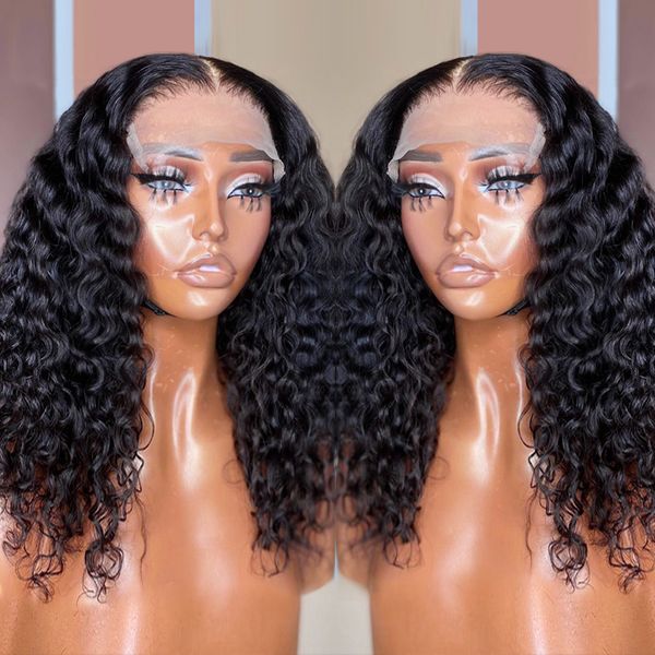 deep water wave lace frontal human hair wigs transparent curly human hair wigs 4x4 short bob wig t part front lace wig for women, Black;brown
deep water wave lace frontal human hair wigs transparent curly human hair wigs 4x4 short bob wig t part front lace wig for women, Black;brown