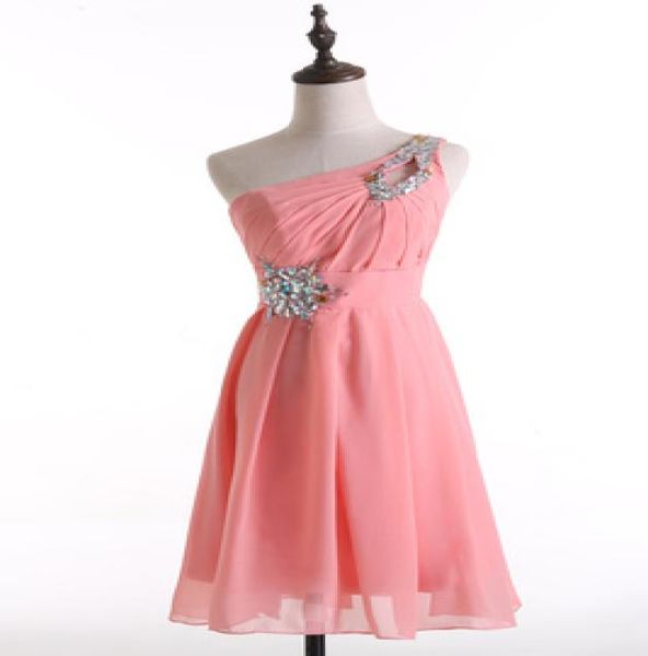 beaded short chiffon bridesmaid dress under 50 one shoulder bridesmaid gowns lace up party dress 20166429657, White;pink
beaded short chiffon bridesmaid dress under 50 one shoulder bridesmaid gowns lace up party dress 20166429657, White;pink