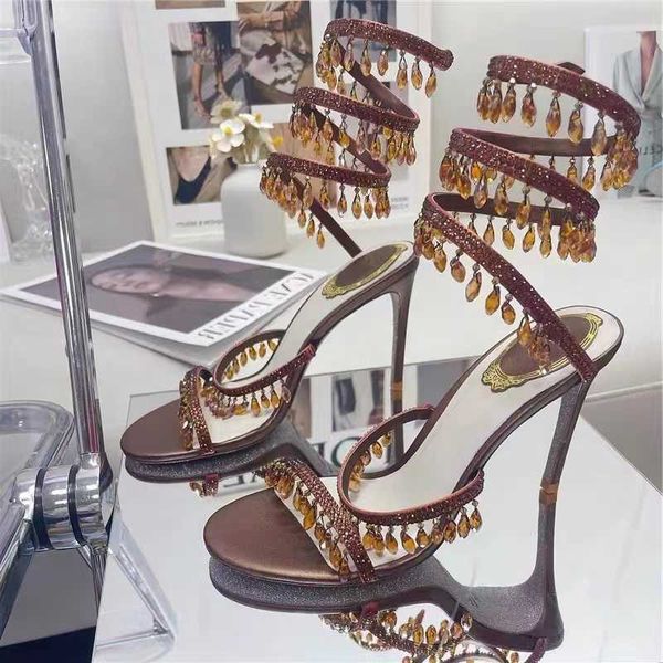 rene caovilla stiletto heel sandals designer heels crystal lamp pendant rhinestone twining foot ring high heeled womens shoes narrow band, Black
rene caovilla stiletto heel sandals designer heels crystal lamp pendant rhinestone twining foot ring high heeled womens shoes narrow band, Black