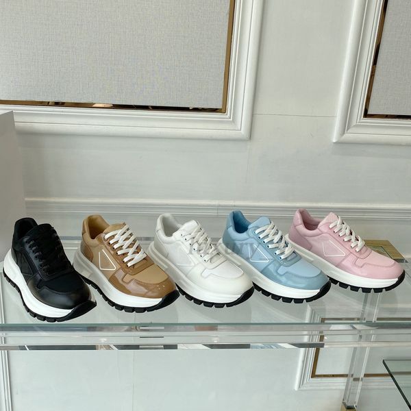 designer casual shoes women nylon sneakers platform gym shoes leather lace-up trainers thick bottom shoe lady sneaker 2023, Black
designer casual shoes women nylon sneakers platform gym shoes leather lace-up trainers thick bottom shoe lady sneaker 2023, Black