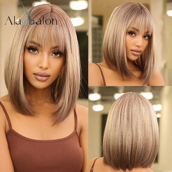 lace wigs alan eaton short bob synthetic wigs with bangs ombre brown blonde wigs for women straight cosplay party wig heat resistant hair z0, Black;brown
lace wigs alan eaton short bob synthetic wigs with bangs ombre brown blonde wigs for women straight cosplay party wig heat resistant hair z0, Black;brown