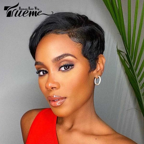 lace wigs trueme short pixie cut lace wig colored brazilian lace front human hair wigs ombre blonde brown part lace human wigs for women z06, Black;brown
lace wigs trueme short pixie cut lace wig colored brazilian lace front human hair wigs ombre blonde brown part lace human wigs for women z06, Black;brown