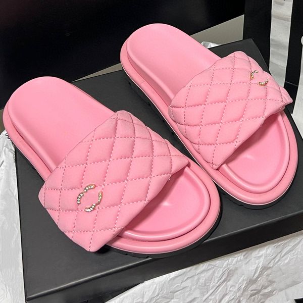 luxury designer 8 colors slippers woman size 35-40 thick diamond shape bottom flat slides pillow comfort lady sandals bubble fashion shoes h, Black
luxury designer 8 colors slippers woman size 35-40 thick diamond shape bottom flat slides pillow comfort lady sandals bubble fashion shoes h, Black