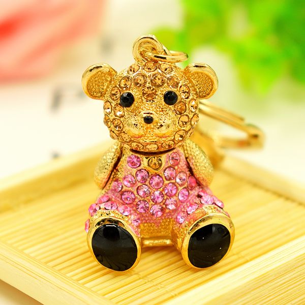 creative cute rhinestone bear key chain women crystal animal keychains leather strap lanyard bag charms pendant accessories, Slivery;golden
creative cute rhinestone bear key chain women crystal animal keychains leather strap lanyard bag charms pendant accessories, Slivery;golden