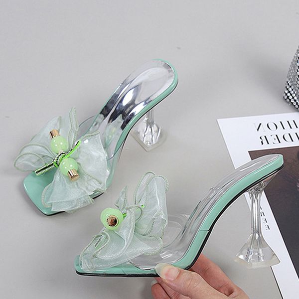 liyke transparent slippers for women 2023 summer fashion green butterfly-knot designer sandals clear heels size 46 female shoes, Black
liyke transparent slippers for women 2023 summer fashion green butterfly-knot designer sandals clear heels size 46 female shoes, Black