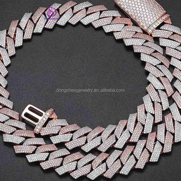 factory wholesale trendy 925 sterling silverr necklace 20mm vvs moissanite cuban link chain hip hop jewelry iced out cuban chain, Silver
factory wholesale trendy 925 sterling silverr necklace 20mm vvs moissanite cuban link chain hip hop jewelry iced out cuban chain, Silver