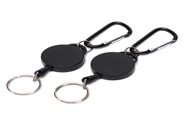 key ring keyring steel cord black wire rope keychain badge reel retractable recoil anti lost ski pass id card holder 6532cm3292253, Silver
key ring keyring steel cord black wire rope keychain badge reel retractable recoil anti lost ski pass id card holder 6532cm3292253, Silver