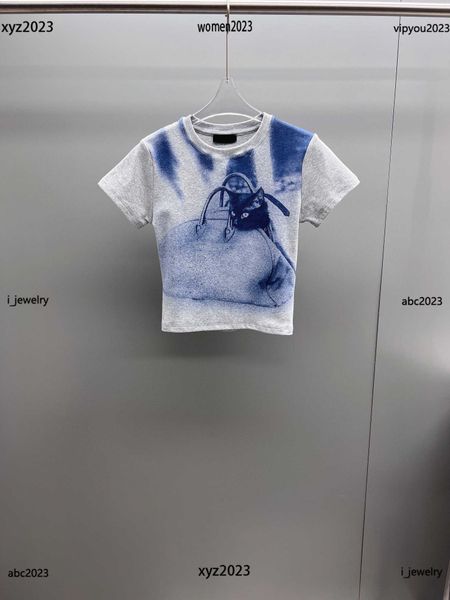 luxury women designer t-shirt gradient cat print girl casual t shirt short sleeve summer round neck tees #multiple product, White
luxury women designer t-shirt gradient cat print girl casual t shirt short sleeve summer round neck tees #multiple product, White