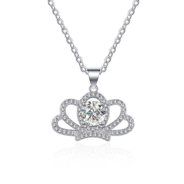 1ct d vvs moissanite diamond pendant necklaces women crown shaped s925 sterling silver gemstone necklace
1ct d vvs moissanite diamond pendant necklaces women crown shaped s925 sterling silver gemstone necklace