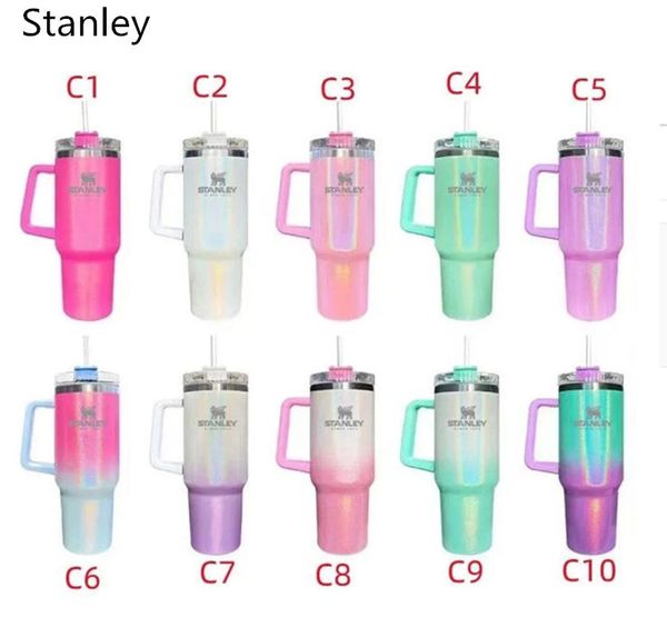 dhl ship stanley 40oz tumblers rainbow stainless steel sublimation tumbler glitter 40oz travel car mugs big capacity water cups with handles
dhl ship stanley 40oz tumblers rainbow stainless steel sublimation tumbler glitter 40oz travel car mugs big capacity water cups with handles