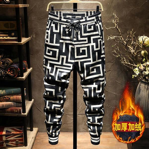 pants winter colorful pants mens trousers korean style fashionable elastic waist velvet padded mens casual trousers slim fit mens skin, Black
pants winter colorful pants mens trousers korean style fashionable elastic waist velvet padded mens casual trousers slim fit mens skin, Black