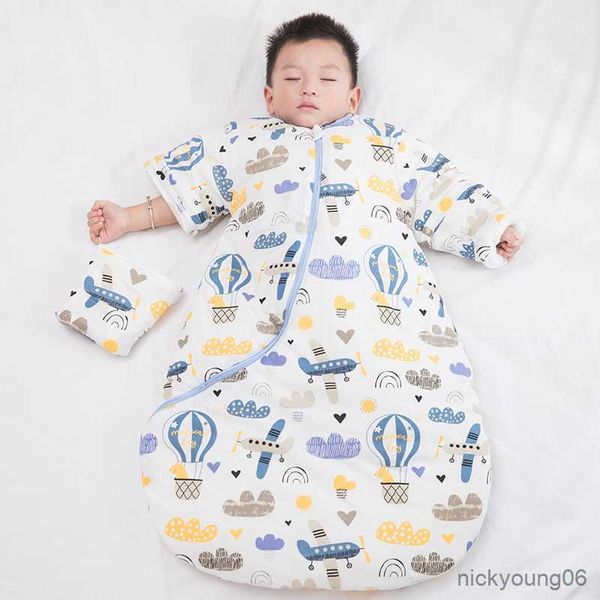 sleeping bags autumn winter warm soft wearable sleepwear infant toddler baby bag with detachable long sleeves r230614
sleeping bags autumn winter warm soft wearable sleepwear infant toddler baby bag with detachable long sleeves r230614