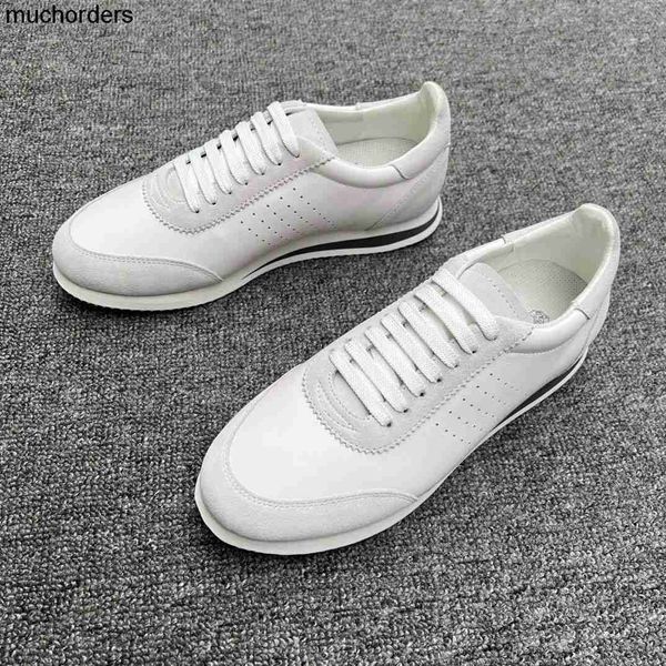 new men's lace up casual sports shoes spring and autumn perforated breathable running shoes trendy men's leather shoe size, Black
new men's lace up casual sports shoes spring and autumn perforated breathable running shoes trendy men's leather shoe size, Black