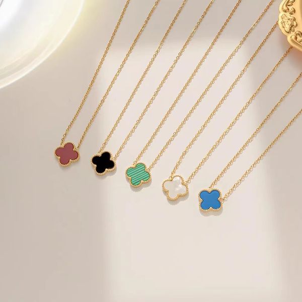 fashion pendant necklaces for women elegant 4/four leaf clover locket necklace highly quality choker chains designer jewelry 18k plated gold, Silver
fashion pendant necklaces for women elegant 4/four leaf clover locket necklace highly quality choker chains designer jewelry 18k plated gold, Silver