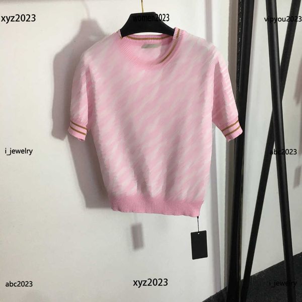 luxury designer woman sweater elastic cuffs design round neck jacquard letter knit shirt size s-l ladies tees, White
luxury designer woman sweater elastic cuffs design round neck jacquard letter knit shirt size s-l ladies tees, White