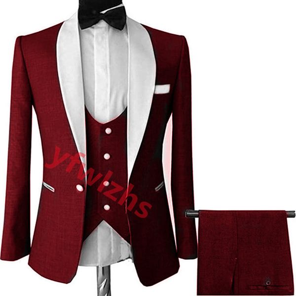groom tuxedos one button groomsmen shawl lapel men suits wedding/prom man jacket pants vest tie 0012110, Black;gray
groom tuxedos one button groomsmen shawl lapel men suits wedding/prom man jacket pants vest tie 0012110, Black;gray