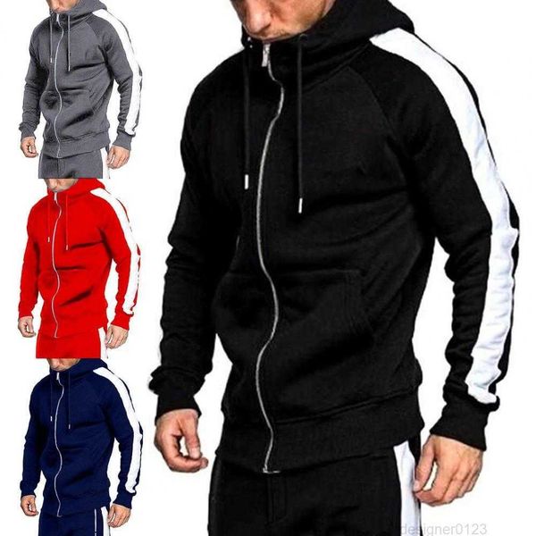 pcsset men tracksuits contrast colors hooded drstring casual sports sets for daily wear, Gray
pcsset men tracksuits contrast colors hooded drstring casual sports sets for daily wear, Gray