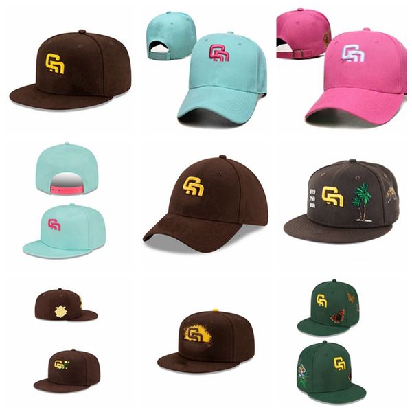 Image of 22 styles Gorras Snapback Baseball Caps Mens Casquette Bone Fashion Sport cap Hip Hop hats For Women &quot; SD &quot; letter San Diego