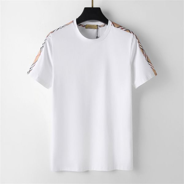 men's famous brand t-shirt black and white beige check stripe brand print luxury 100% cotton anti-wrinkle pair street hip-hop short sle, White;black
men's famous brand t-shirt black and white beige check stripe brand print luxury 100% cotton anti-wrinkle pair street hip-hop short sle, White;black