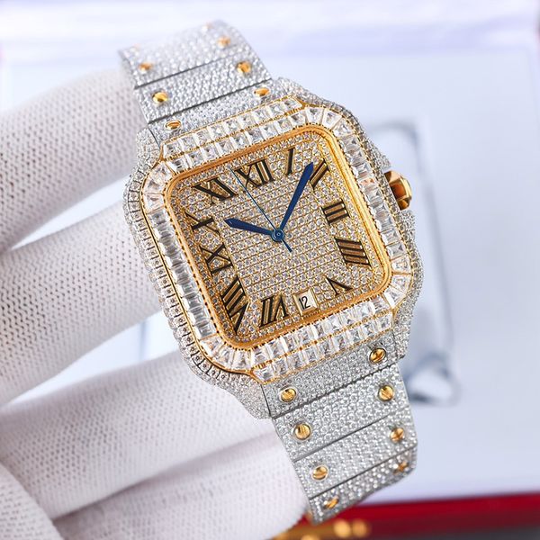 diamond watch mens automatic mechanical 8215 movement watches 40mm sapphire with diamond-studded steel bracelet women wristwatches montre de, Slivery;brown
diamond watch mens automatic mechanical 8215 movement watches 40mm sapphire with diamond-studded steel bracelet women wristwatches montre de, Slivery;brown