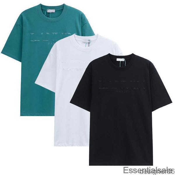 mens t-shirts sweatshirts designers lanvins fashion trend classic letter printed tees womens high street cotton clothes casual t shirts 6l5, White;black
mens t-shirts sweatshirts designers lanvins fashion trend classic letter printed tees womens high street cotton clothes casual t shirts 6l5, White;black
