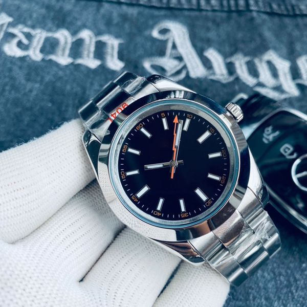 mens watches 40mm size automatic mechanical movement stainless steel high-quality watches original box montres de luxe, Slivery;brown
mens watches 40mm size automatic mechanical movement stainless steel high-quality watches original box montres de luxe, Slivery;brown