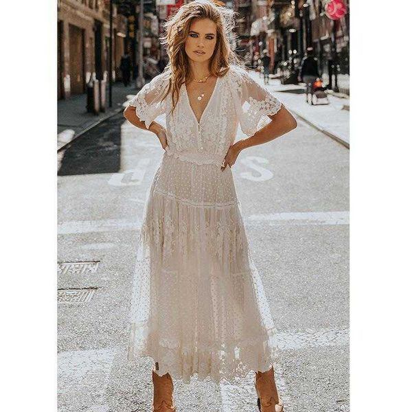wholesale summer v neck short sleeve lace dress womens clothing, Black;gray