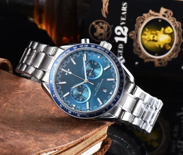 wristwatches for men 2023 new mens watches five needles all dials work quartz watch luxury brand steel strap men fashion speedmaster designe, Slivery;golden
wristwatches for men 2023 new mens watches five needles all dials work quartz watch luxury brand steel strap men fashion speedmaster designe, Slivery;golden