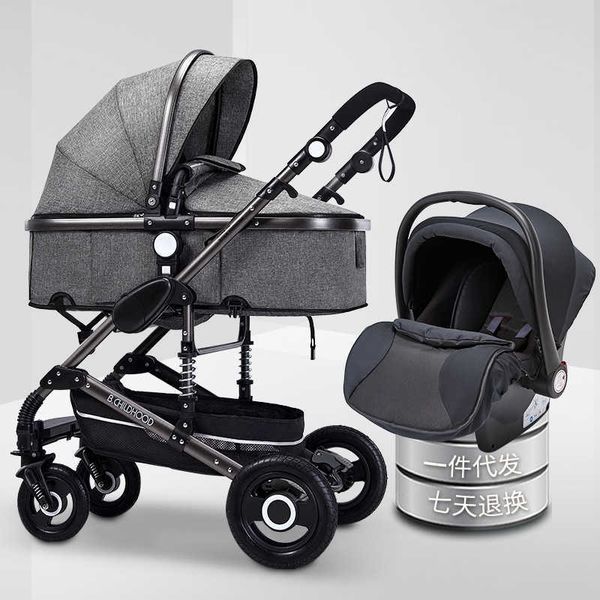 stroller 2-in-1 multifunctional high landscape sitting and lying bidirectional shock absorption folding newborn baby stroller
stroller 2-in-1 multifunctional high landscape sitting and lying bidirectional shock absorption folding newborn baby stroller