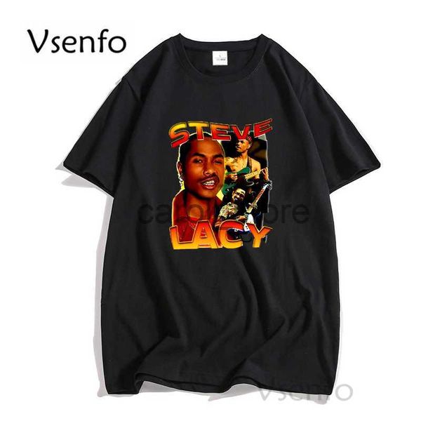 men's t-shirts steve lacy t shirt print vintage retro t-shirt rock jazz summer men cotton tshirt streetwear casual short sleeve male cl, White;black
men's t-shirts steve lacy t shirt print vintage retro t-shirt rock jazz summer men cotton tshirt streetwear casual short sleeve male cl, White;black