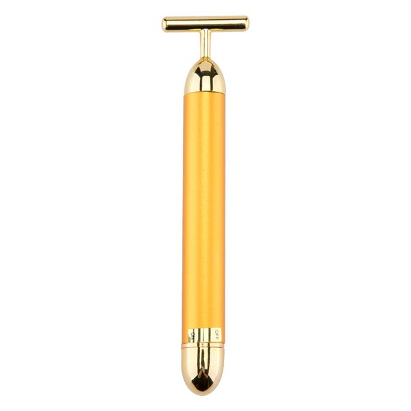 24k gold roller vibrating facial massager slimming facial skin beauty bar pulse firming face massage lift tightening wrinkle bar
24k gold roller vibrating facial massager slimming facial skin beauty bar pulse firming face massage lift tightening wrinkle bar
