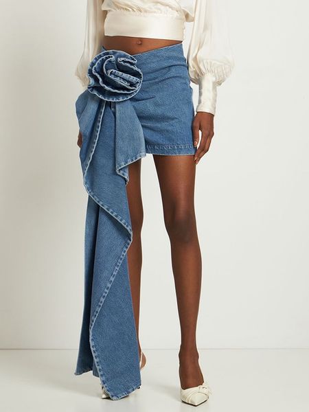 irregular hem patchwork floral denim skirts for women high waist temperament 2023 summer skirt female fashion clothing w353, Black
irregular hem patchwork floral denim skirts for women high waist temperament 2023 summer skirt female fashion clothing w353, Black