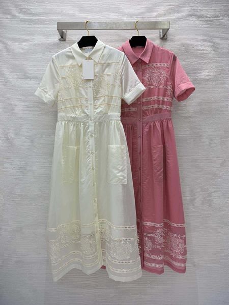 23ss summer dresses women dress women designer clothes tencel thin fabric stripe hollow embroidery logo long short sleeve dress women clothe, Black;gray
23ss summer dresses women dress women designer clothes tencel thin fabric stripe hollow embroidery logo long short sleeve dress women clothe, Black;gray