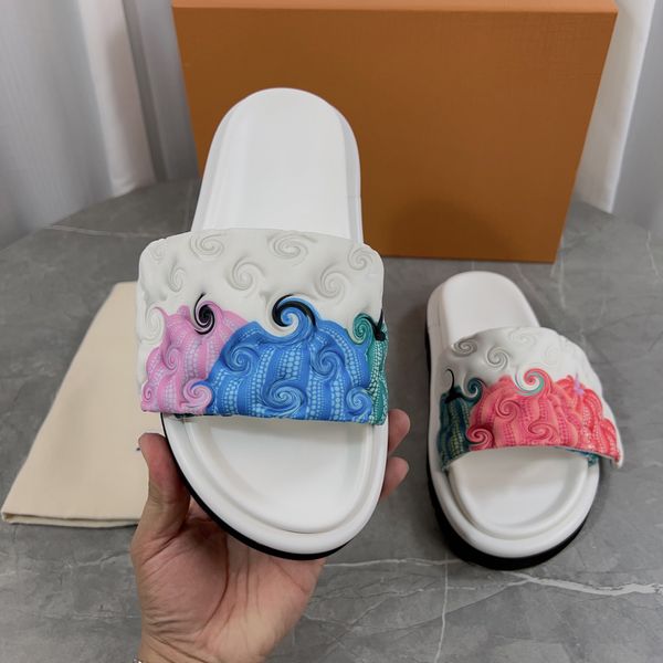 women designer slippers transparent pvc jelly lady letter printed luxury summer sandals comfortable flip flops size 35-42 d76y, Black
women designer slippers transparent pvc jelly lady letter printed luxury summer sandals comfortable flip flops size 35-42 d76y, Black