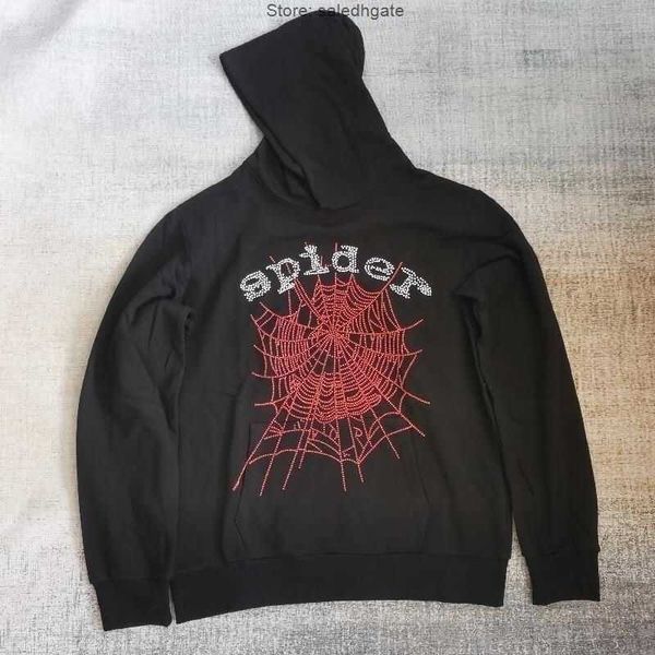 men's hoodies sweatshirts puff print sp5der hoodie men women heavy fabric spider web sweatshirts pullover, Black
men's hoodies sweatshirts puff print sp5der hoodie men women heavy fabric spider web sweatshirts pullover, Black