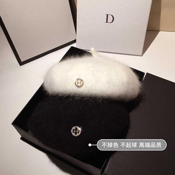 fashion newsboy cap designer luxury beret angolan rabbit hair beret women's autumn and winter korean version versatile casual artist bu, Blue;gray
fashion newsboy cap designer luxury beret angolan rabbit hair beret women's autumn and winter korean version versatile casual artist bu, Blue;gray