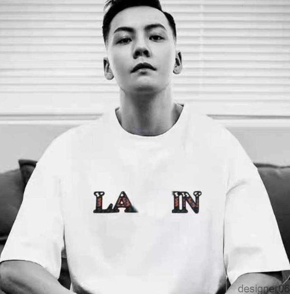 designer lanvins t shirt embroidery tee exotic two-color summer trend white 2023, White;black
designer lanvins t shirt embroidery tee exotic two-color summer trend white 2023, White;black