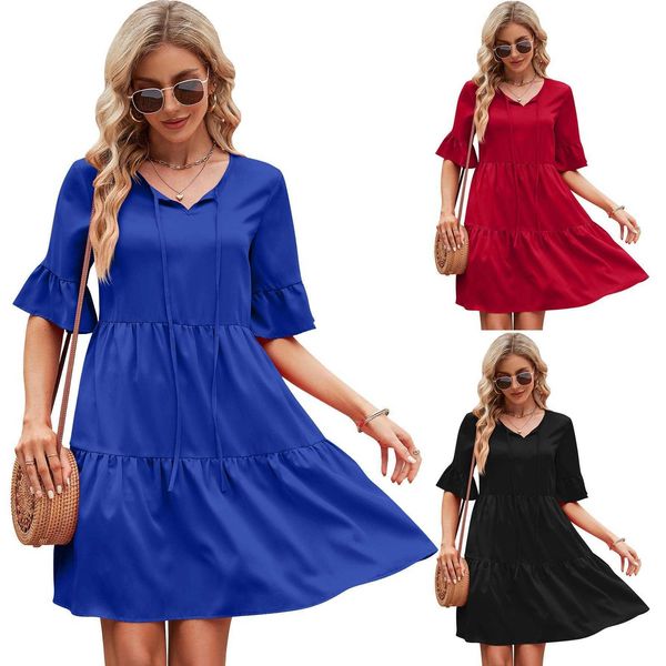 womens casual pleated short dresses sleeves skirt lace up bohemian high waist mini dress, Black;gray
womens casual pleated short dresses sleeves skirt lace up bohemian high waist mini dress, Black;gray