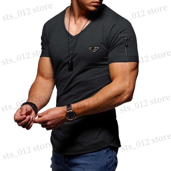 metal triangle t pattern designers summer short sleeve tee polo shirt polos slim fit pure cotton crew neck v necks shirts 13 color t230614, White;black
metal triangle t pattern designers summer short sleeve tee polo shirt polos slim fit pure cotton crew neck v necks shirts 13 color t230614, White;black