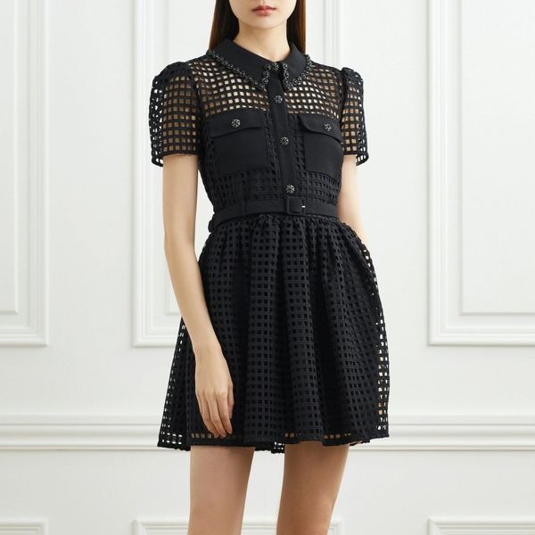 casual dresses new s/elf portrait women's heavy work beaded high waist slim fit dress short skirt, Black;gray
casual dresses new s/elf portrait women's heavy work beaded high waist slim fit dress short skirt, Black;gray