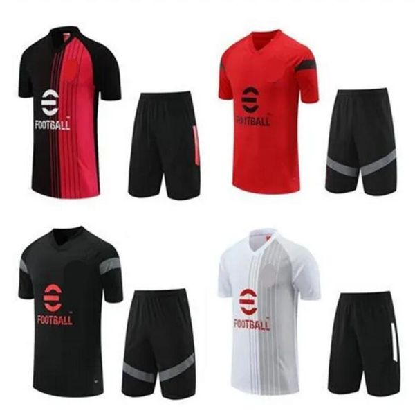 22 23 ac milans tracksuit vest sportswear men training suit short sleeved suit football 23 24 soccer jersey kit uniform chandal sweatshirt s, Black
22 23 ac milans tracksuit vest sportswear men training suit short sleeved suit football 23 24 soccer jersey kit uniform chandal sweatshirt s, Black